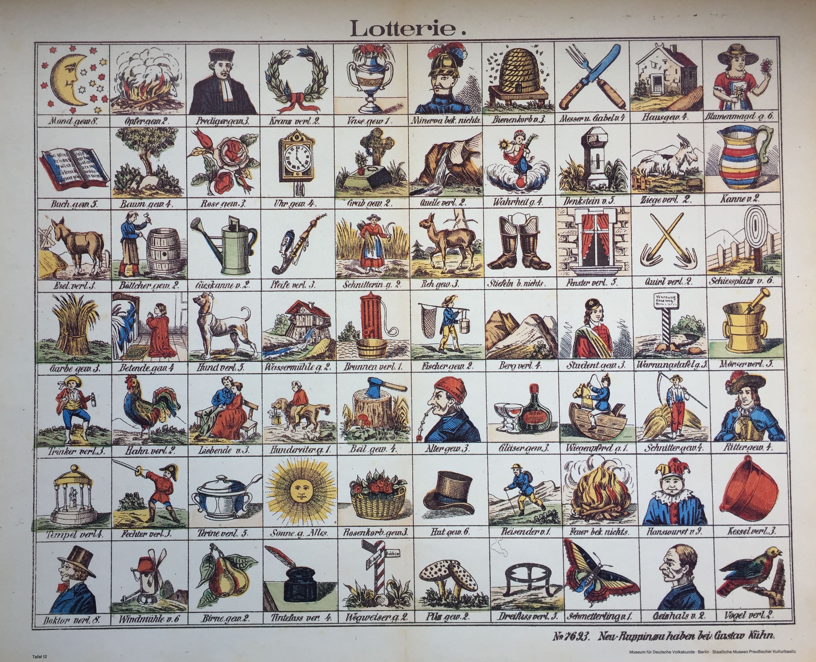 Bilder-Lotterie 1885 Bilder-Lotterie 1885